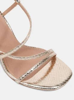 Goud - Novo MONDRIAN Strappy Heeled Sandals