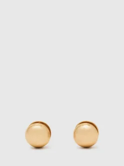 Goud - Reiss Pollie Polished Ball Huggie Earrings
