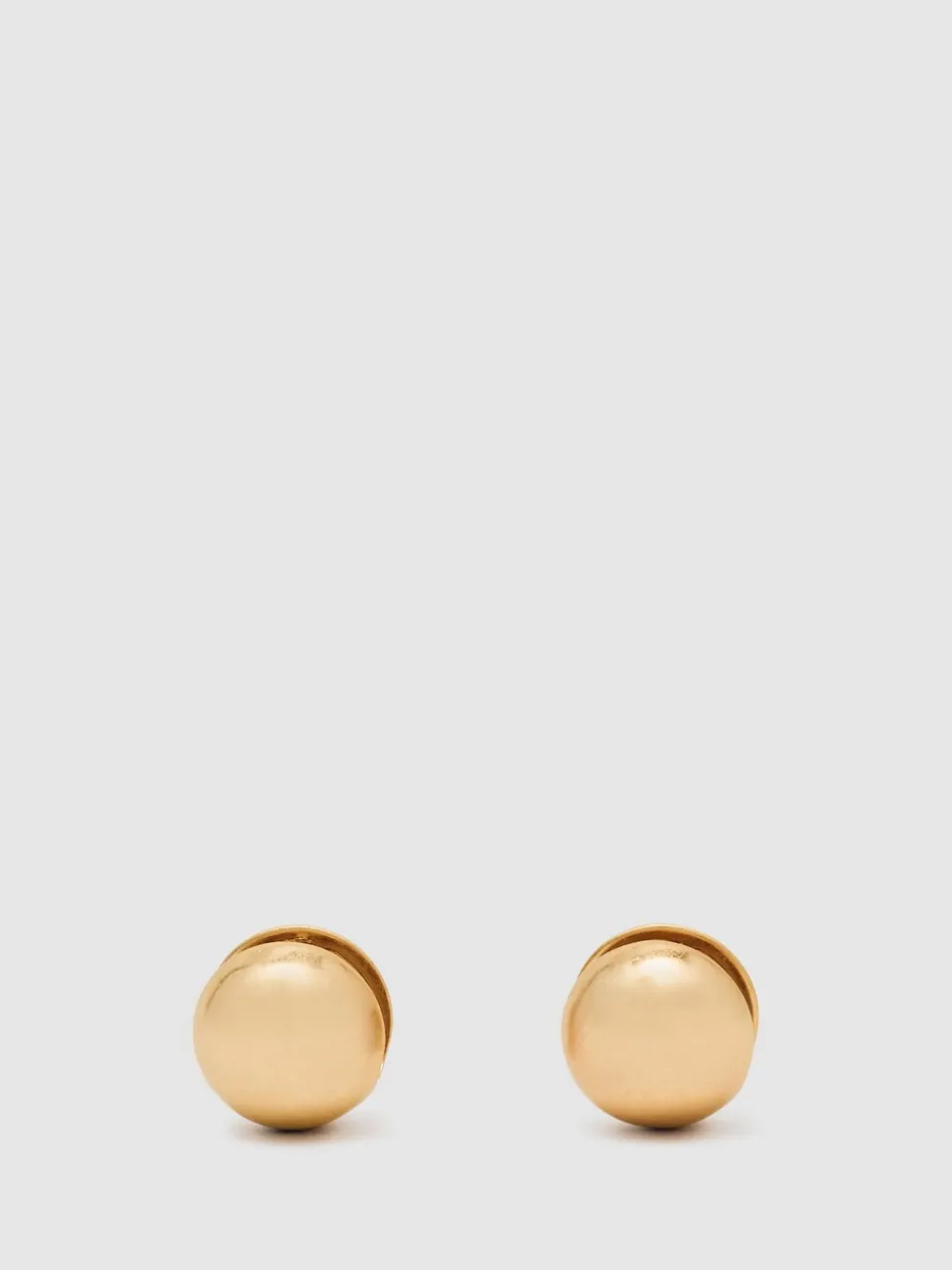 Goud - Reiss Pollie Polished Ball Huggie Earrings