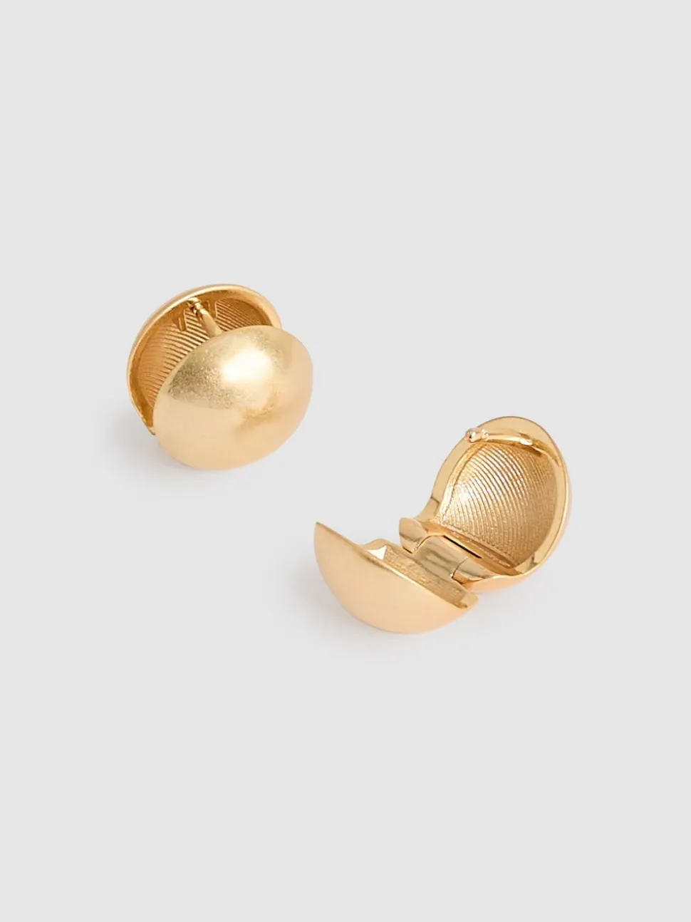 Goud - Reiss Pollie Polished Ball Huggie Earrings