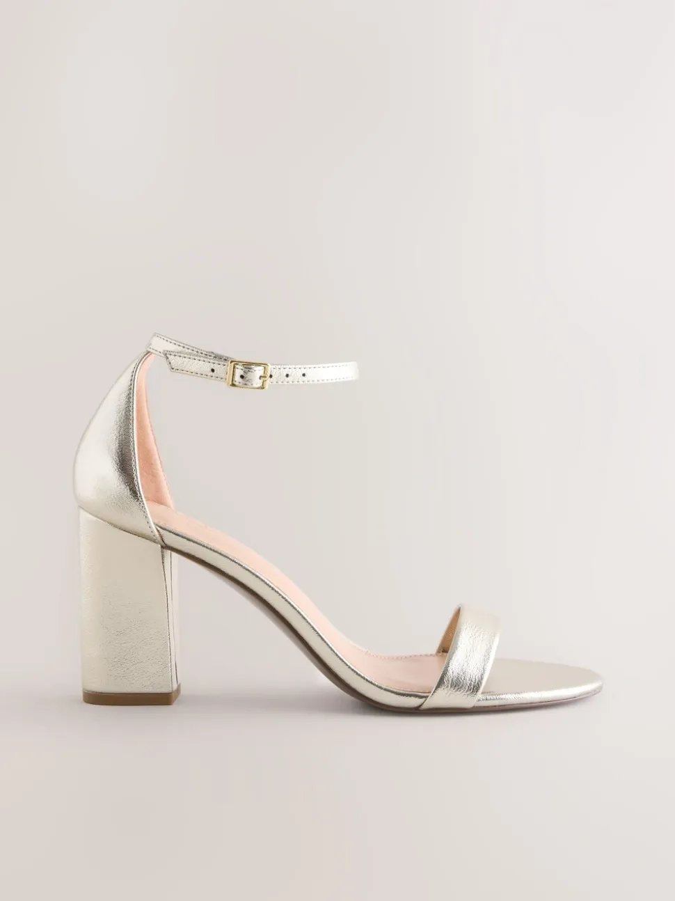 Goud - Sandalen met blokhak
