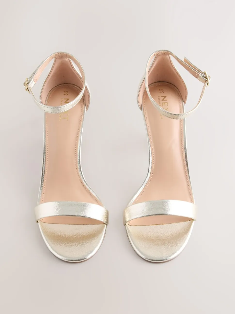 Goud - Sandalen met blokhak