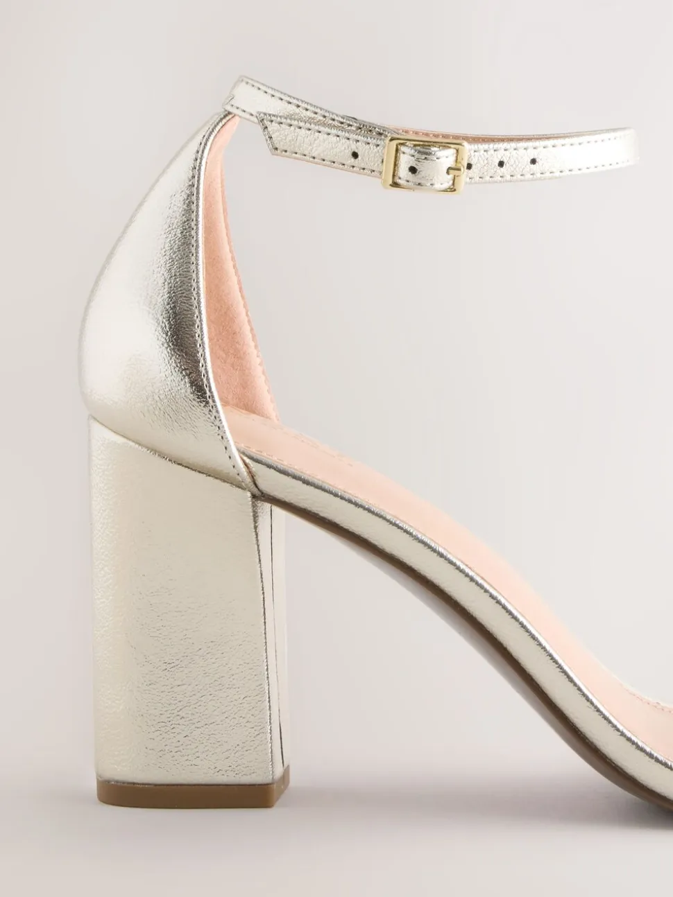 Goud - Sandalen met blokhak