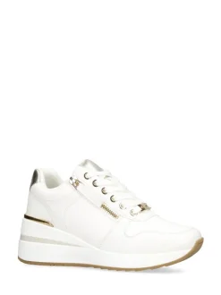 Goud chroom - Carvela hoge sneakers met sleehak