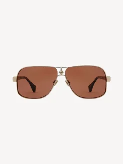 Goudbruin - Vivienne Westwood Keith VW5101 410 Shiny Sunglasses