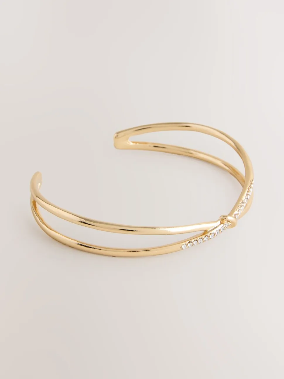 Goudkleurig - Armband met glinsterend detail