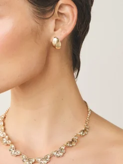 Goudkleurig - Bouton Stud Earrings