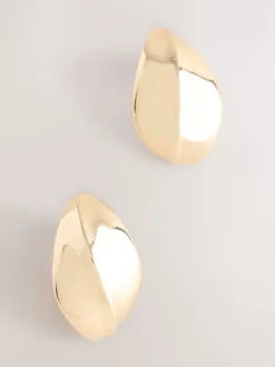 Goudkleurig - Bouton Stud Earrings