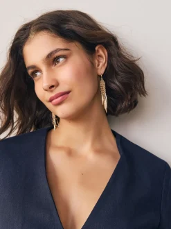 Goudkleurig - Chunky Tassel Earrings