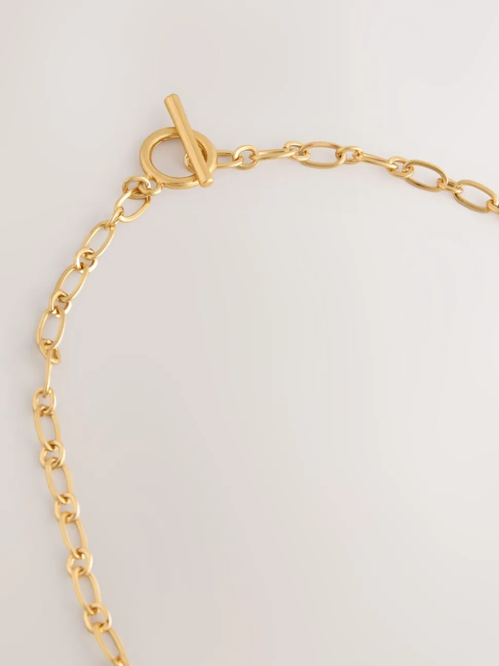 Goudkleurig - Floral T-Bar Spinner Long Necklace