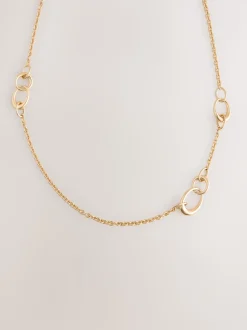 Goudkleurig - Lange schakelketting