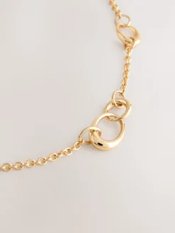 Goudkleurig - Lange schakelketting