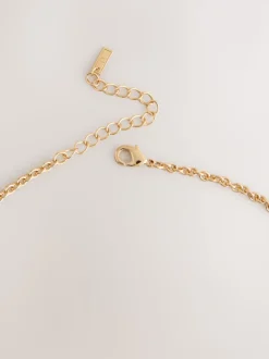 Goudkleurig - Lange schakelketting