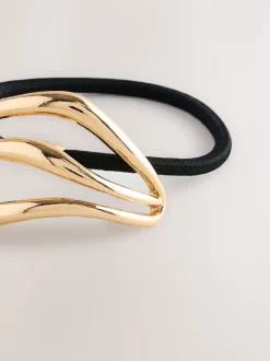 Goudkleurig - Metal Hair Bobble