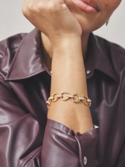 Goudkleurig - Sparkle Detail Chain Bracelet