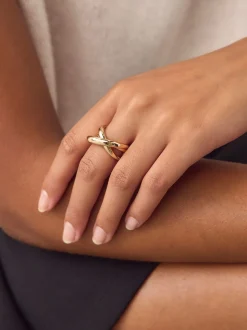 Goudkleurig - Stacked Ring