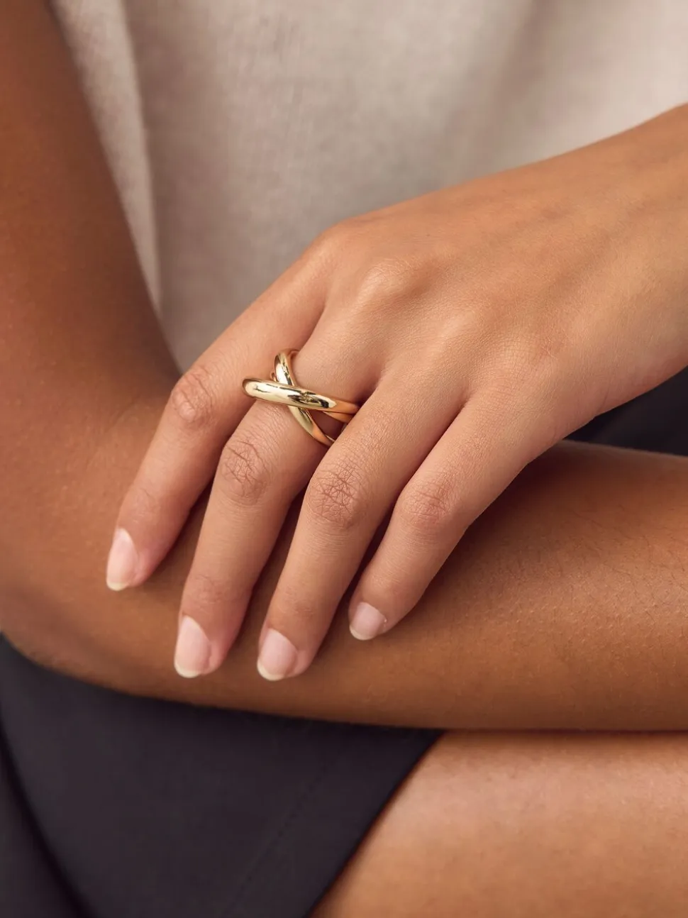 Goudkleurig - Stacked Ring