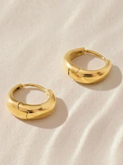 Goudkleurig - Stainless Steel Huggie Hoop Earrings
