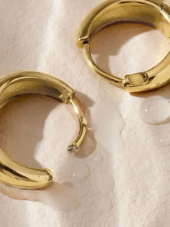 Goudkleurig - Stainless Steel Huggie Hoop Earrings