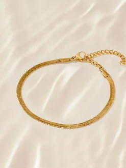 Goudkleurig - Stainless Steel Snake Chain Bracelet