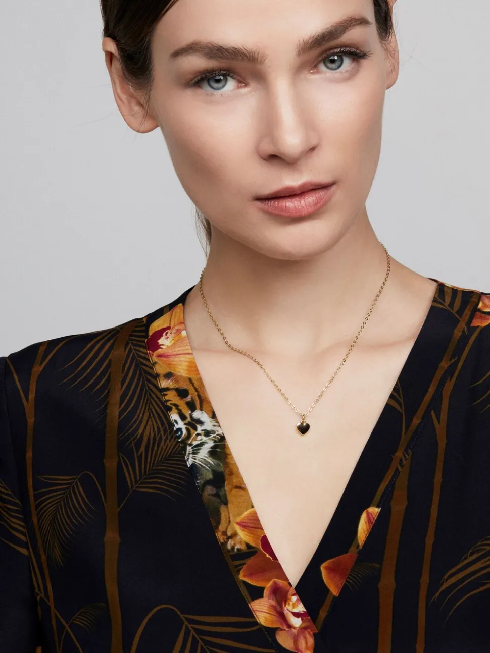 Goudkleurig - Ted Baker HARA: Ketting met kleine hartjeshanger