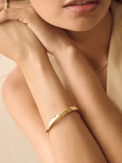 Goudkleurig - Twist Bangle