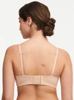 Goudkleurig beige - Chantelle Norah - Zacht aanvoelende strapless beha