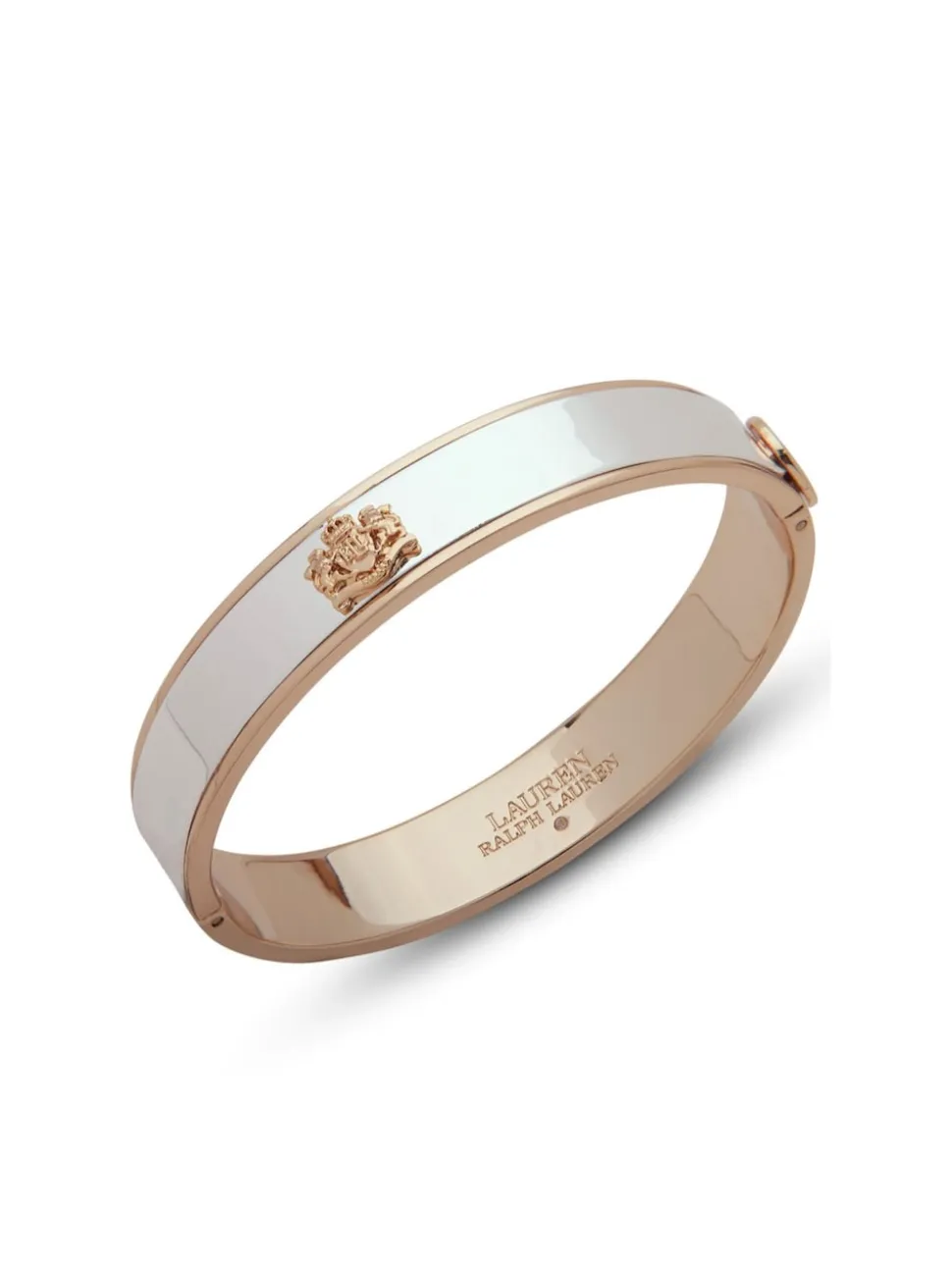 Goudkleurige armband met embleem
