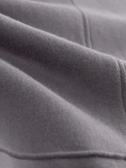 Grijs - Active Longline Overhead Hoodie met superzacht naaddetail en zakken