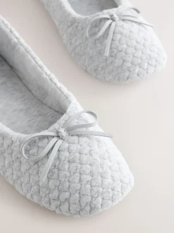 Grijs - Ballerina Heart Slippers