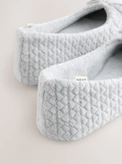 Grijs - Ballerina Heart Slippers