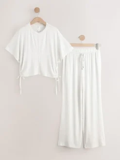 Grijs - Cosy Short Sleeve Pyjamas