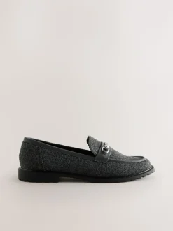 Grijs - Forever Comfort® Trim Hardware Round Toe Loafers