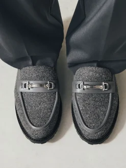 Grijs - Forever Comfort® Trim Hardware Round Toe Loafers