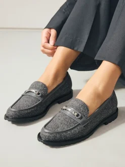Grijs - Forever Comfort® Trim Hardware Round Toe Loafers