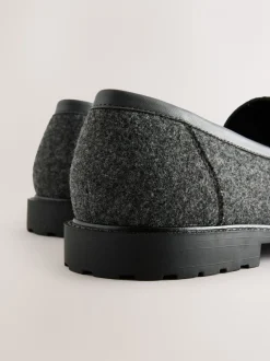 Grijs - Forever Comfort® Trim Hardware Round Toe Loafers