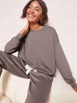 Grijs - Friends Like These Premium Contrast Long Sleeve Pyjama Top