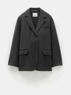 Grijs - Hush Pure Wool Double Faced Blazer
