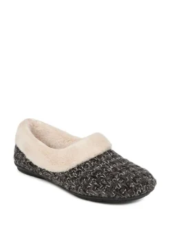 Grijs - Jones Bootmaker Faux-Fur-Lined Slippers