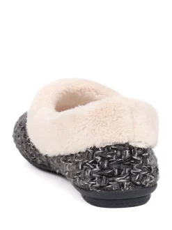 Grijs - Jones Bootmaker Faux-Fur-Lined Slippers