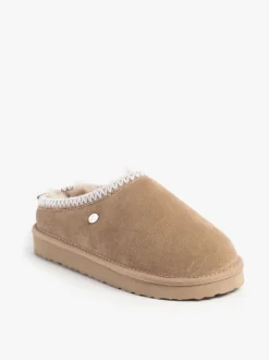 Grijs - Just Sheepskin - Erin damespantoffels van schapenvacht