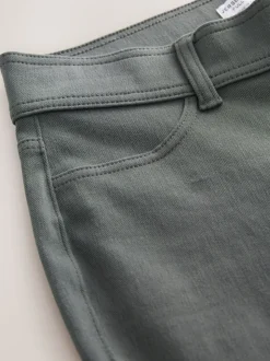 Grijs - Lange jersey denim leggings