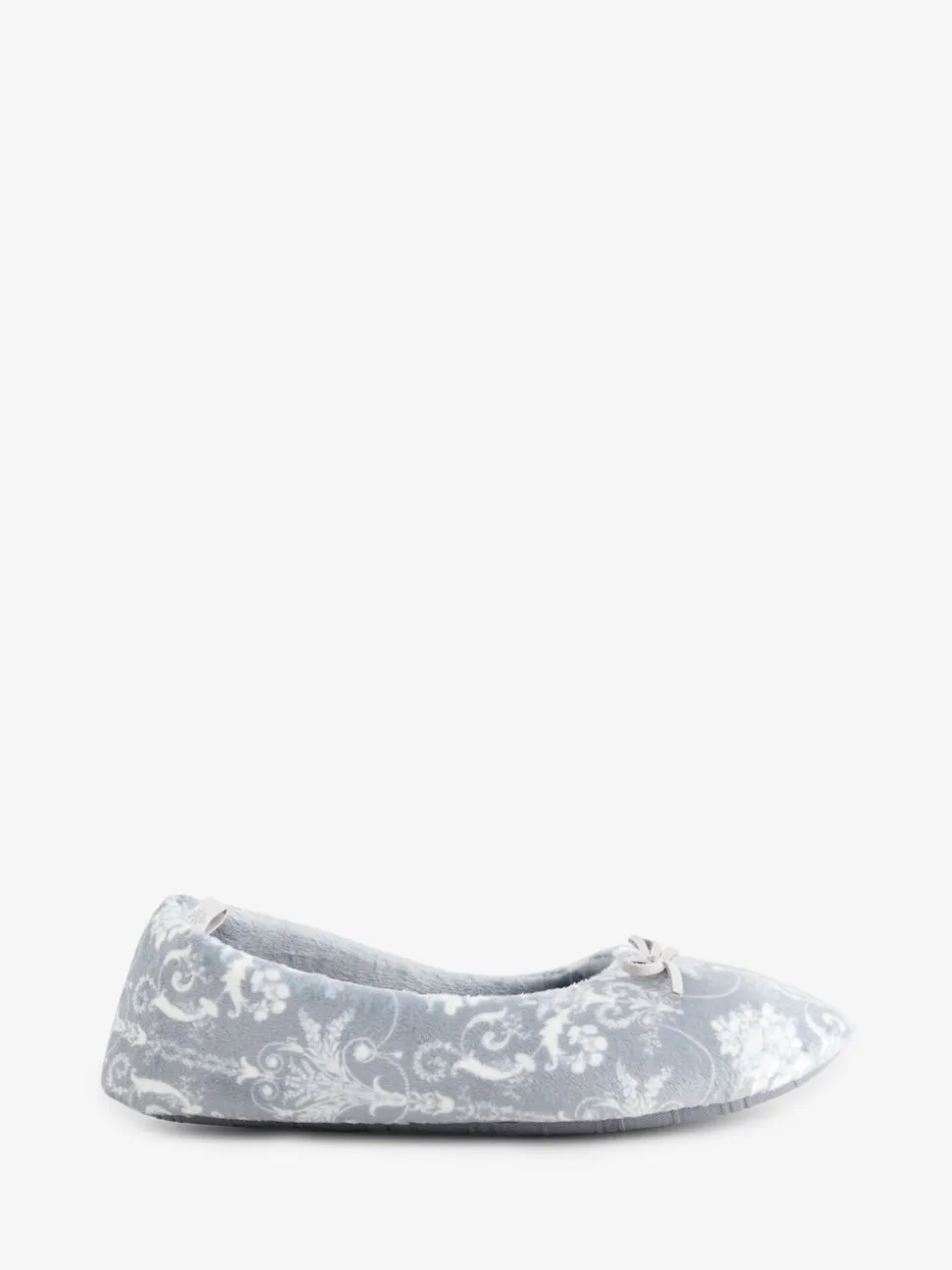 Grijs - Laura Ashley ballerina pantoffels