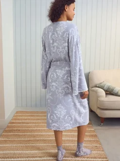 Grijs - Laura Ashley Josette badjas