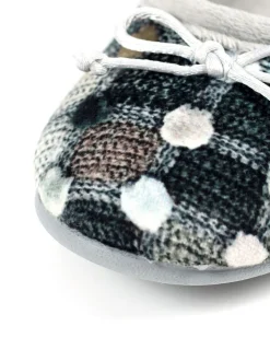 Grijs - Lunar damespantoffels met ballerinamodel
