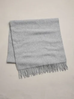 Grijs - N. Premium Made in Italy Midweight Scarf