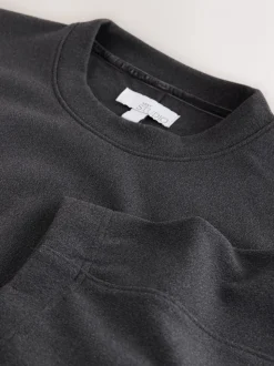 Grijs - N.Premium Brushed Wide Sweatshirt