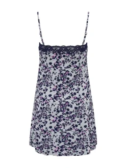 Grijs - Pour Moi - Sofa Loves Lace - Zachte jersey slipdress met split en verborgen ondersteuning