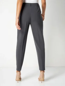 Grijs - Roman Originals - Broek met rechte, toelopende pijpen
