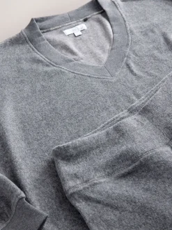 Grijs - STUDIO Fleece Tunic & Joggers Set